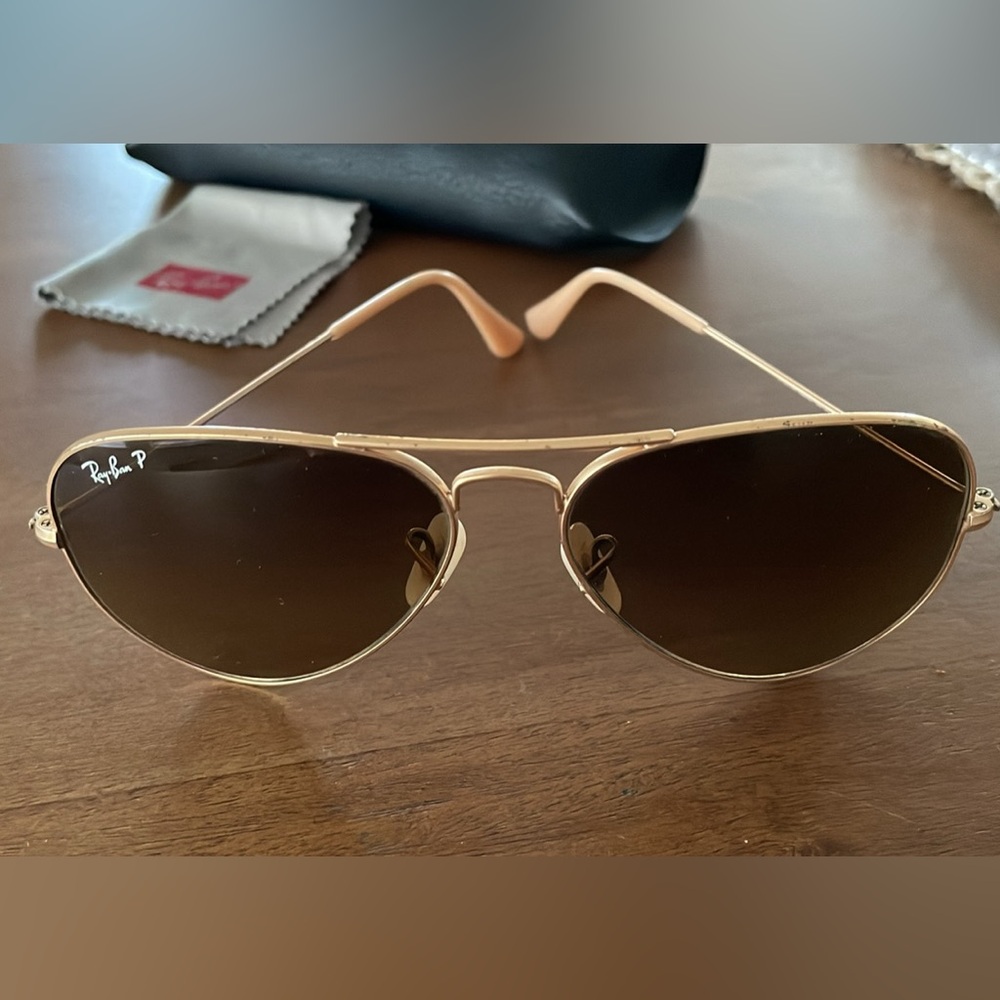 Ray-Ban Polarized Aviators - Picture 2 of 4